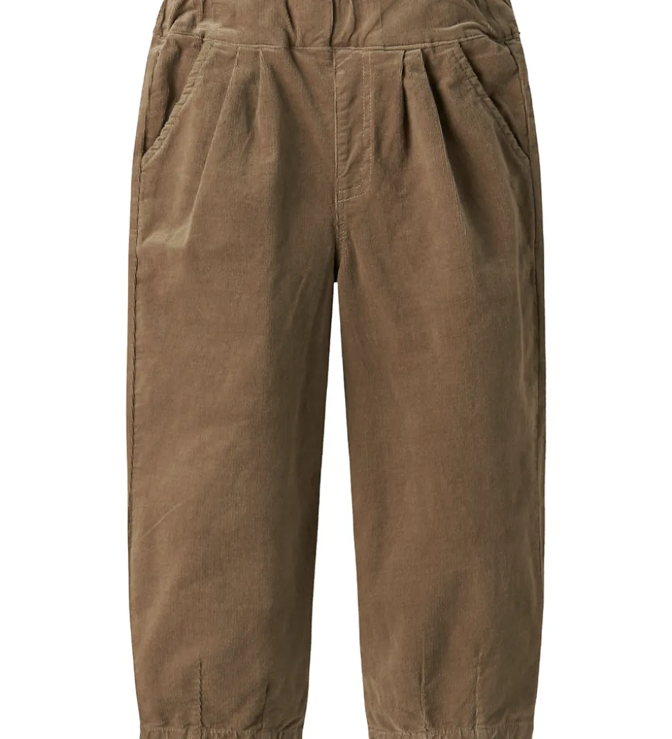 Lil' Atelier Fløjlsbukser - NmmSomba - Sepia Tint