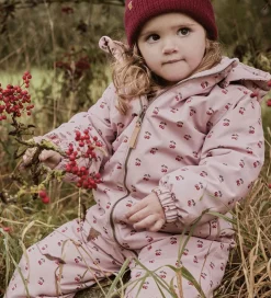 Lil' Atelier Flyverdragt - NmfLasnow10 - AOP - Misty Rose/Cherry