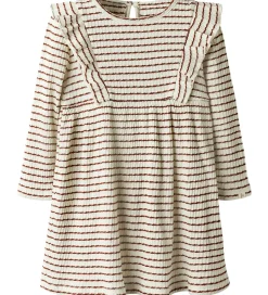 Lil' Atelier Kjole - Rib - NmfOsophia - Hot Chocolate