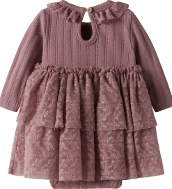 Lil' Atelier Kjolebody l/æ - NbfRobelle - Nostalgia Rose