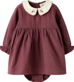 Lil Atelier Kjolebody l/æ - NbfRebel - Catawba Grape