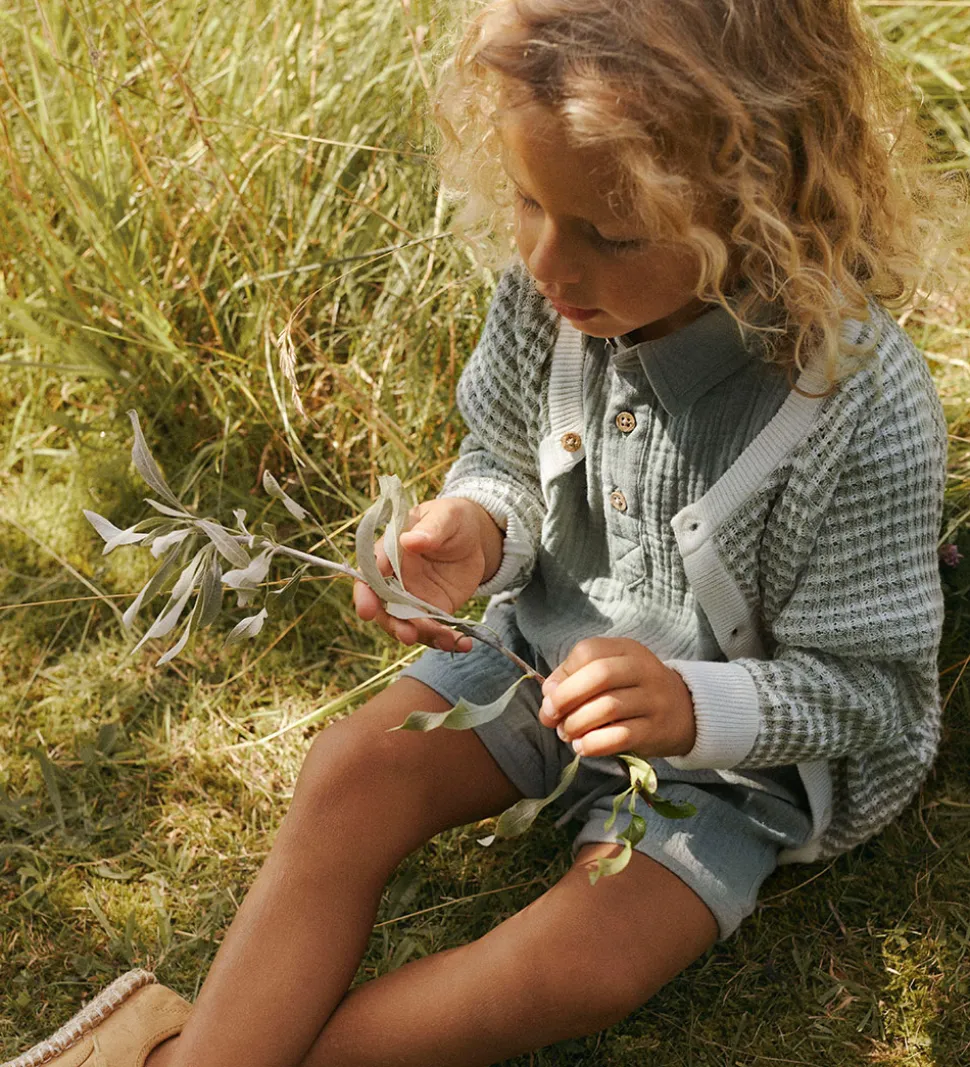 Lil' Atelier Shorts - Musselin - NmmJanu - Seagrass