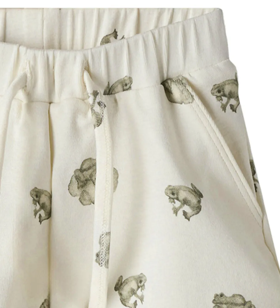 Lil' Atelier Shorts - NbmGayo - Coconut Milk/Frog