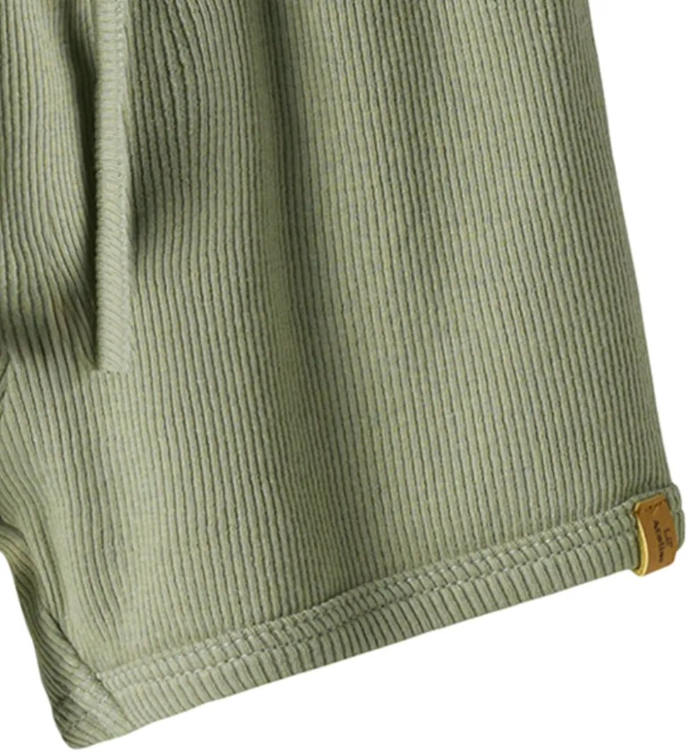 Lil' Atelier Shorts - Rib - NbmGago - Seagrass