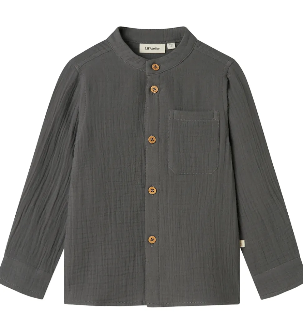 Lil' Atelier Skjorte - NmmLoros - Poppy Seed