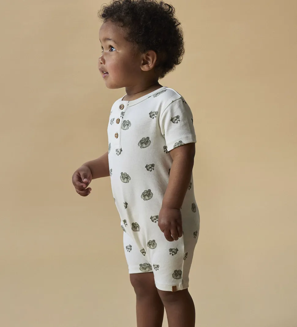 Lil' Atelier Sommerdragt - NbmGayo - Coconut Milk/Frog