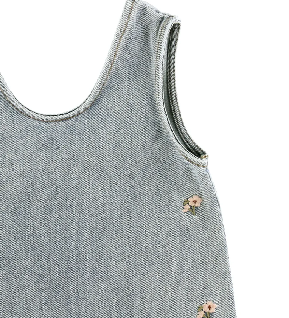 Lil Atelier Spencer - NmfDarlee - Medium Blue Denim/Flower Emb
