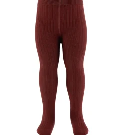 Lil Atelier Strømpebukser - Rib - NbfIlso - Hot Chocolate