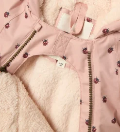 Lil' Atelier Vinterjakke - NbfLasnow05 - Misty Rose/Ladybug