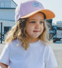 Lil' Boo Copenhagen Kasket - Organic Block Snapback - Pink/Orang