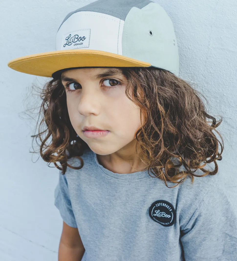 Lil' Boo Copenhagen Kasket - Block Honey Gold 5 - Honey Gold/Gre