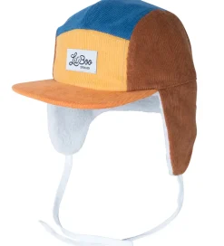 Lil'Boo Copenhagen Kasket - Corduroy - Yellow/Brown/Blue