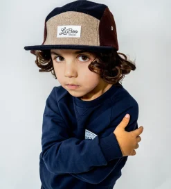 Lil'Boo Copenhagen Kasket - Uld/Polyester - Brun/Navy