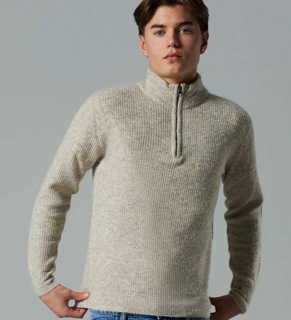 LMTD Bluse - Strik - NlmKleave - Peyote Melange