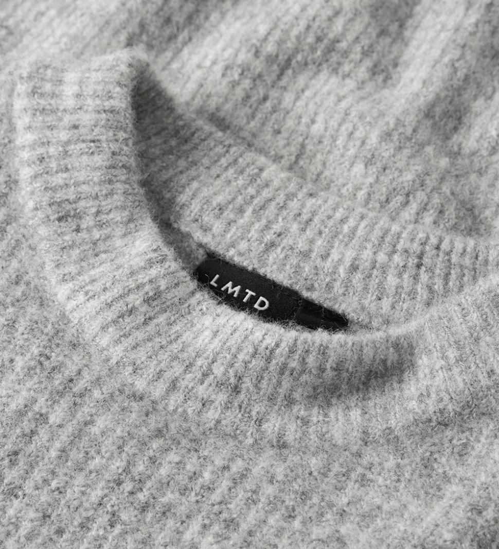 LMTD Bluse - Strik - Noos - NlmKleave - Light Grey Melange