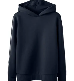 LMTD Hættetrøje - NlfBlake - Dark Sapphire/White Pipings