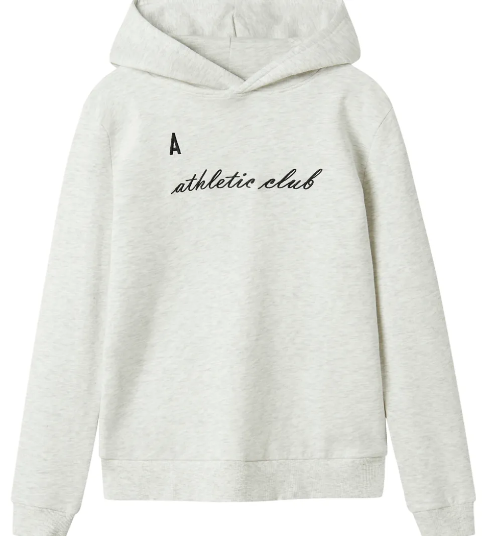 LMTD Hættetrøje - NlmNaclub - Lysegråmeleret m. Print