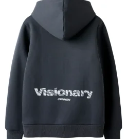 LMTD Hættetrøje - NlnHebra - Asphalt m. Print