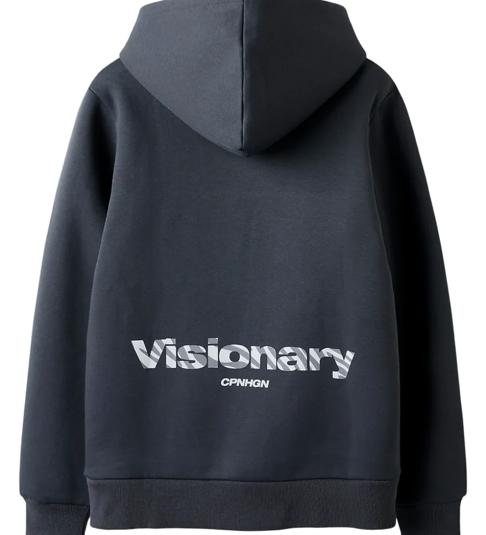 LMTD Hættetrøje - NlnHebra - Asphalt m. Print