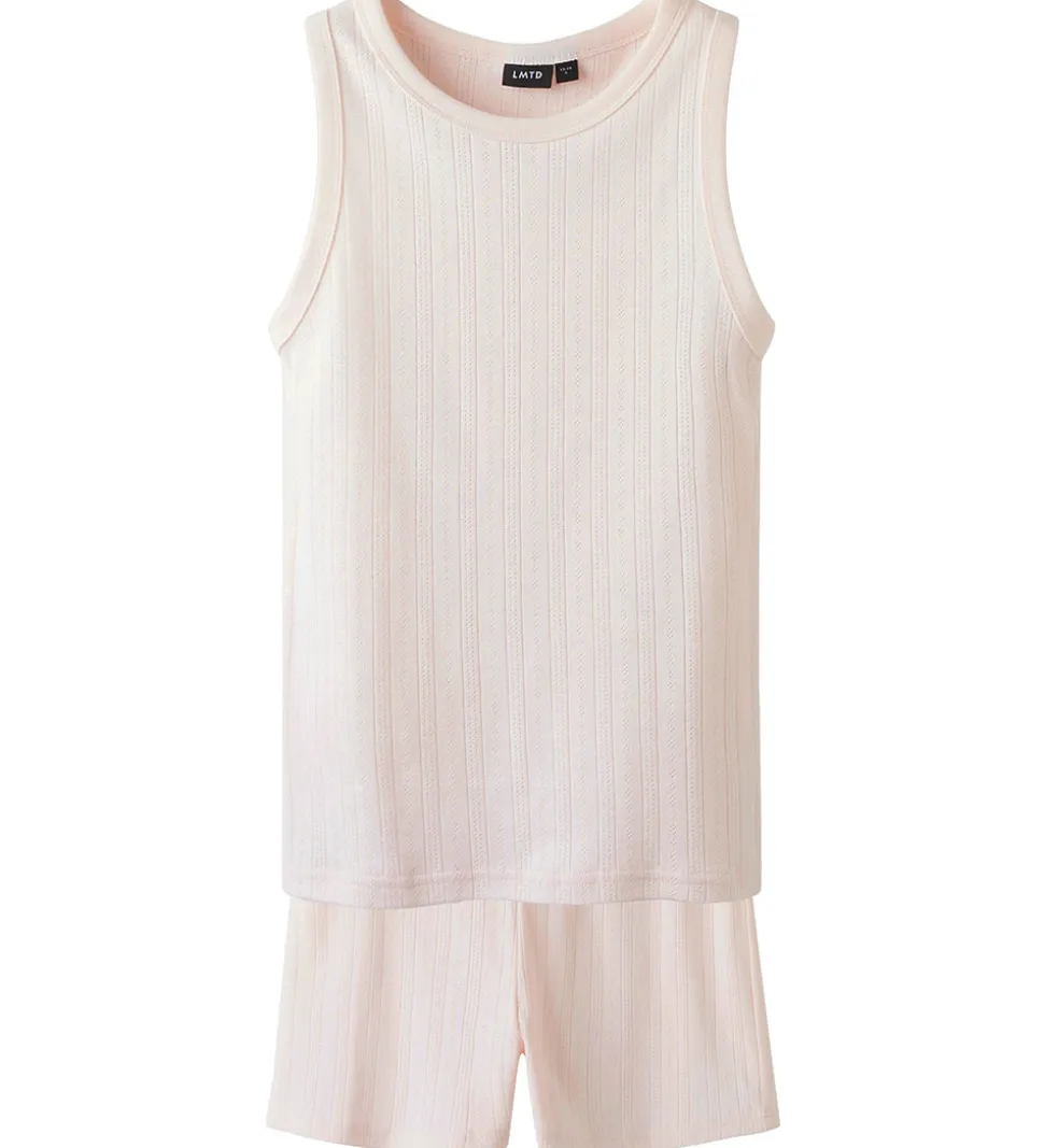 LMTD Nattøj - NlfNomina - Shorts/Undertrøje - Pink Marshmallow