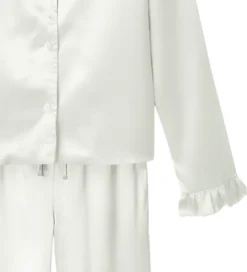 LMTD Pyjamas Set - Satin - NlfNightys - White Alyssum
