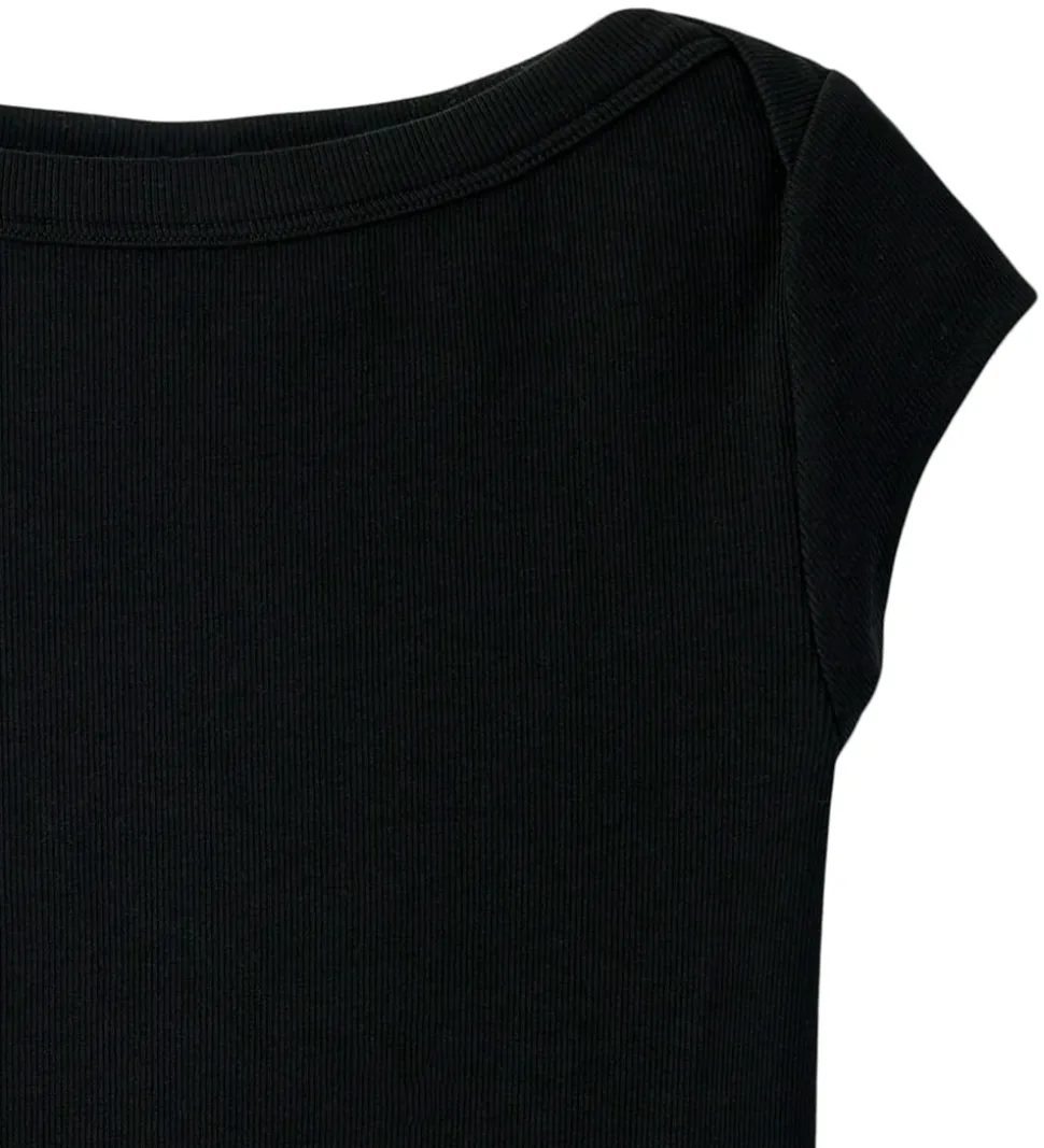 LMTD T-shirt - Rib - NlfEnvo - Sort