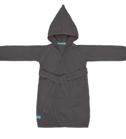 Lässig Badekåbe - Musselin - 12-18 mdr - Anthracite