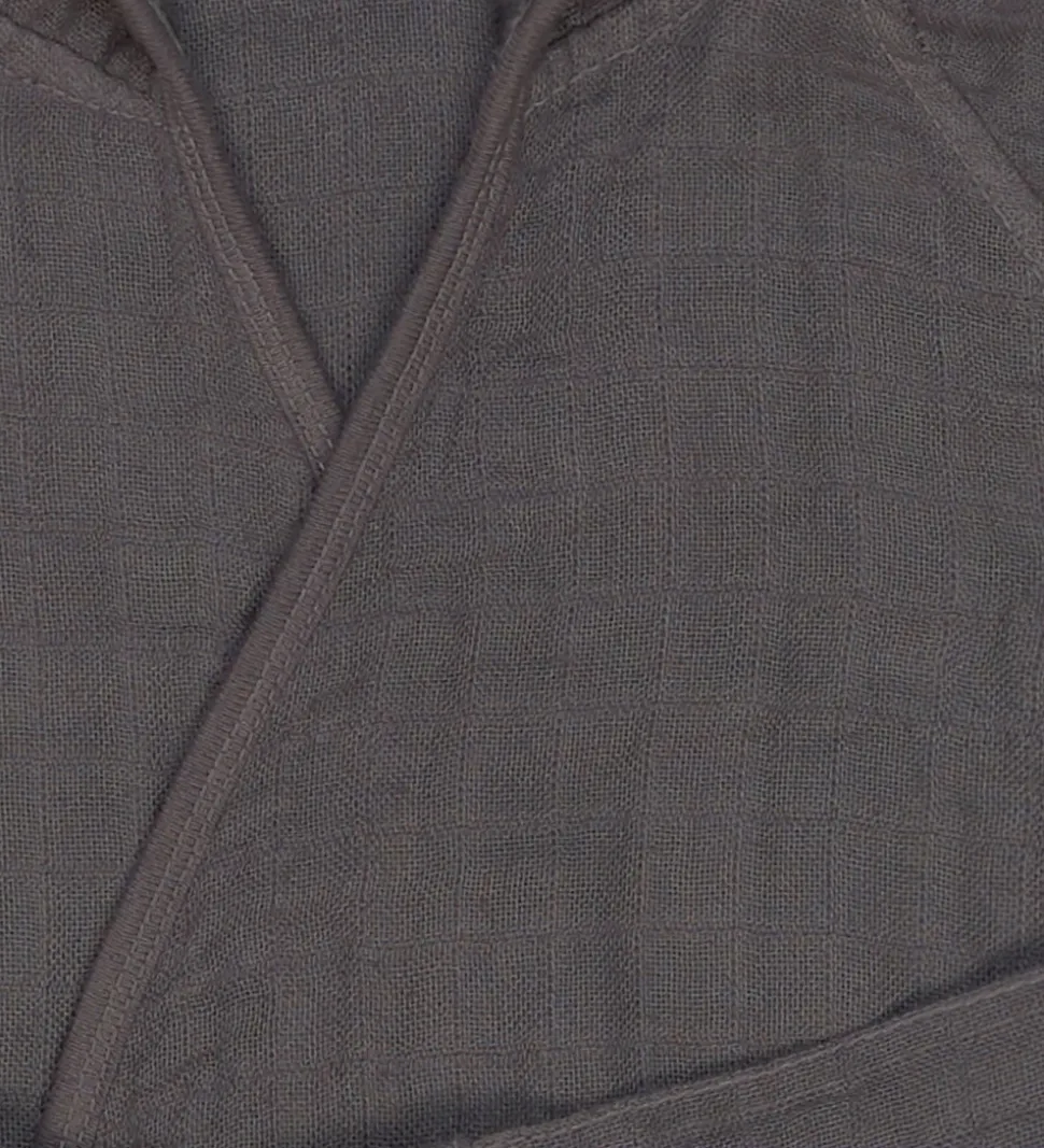 Lässig Badekåbe - Musselin - 12-18 mdr - Anthracite