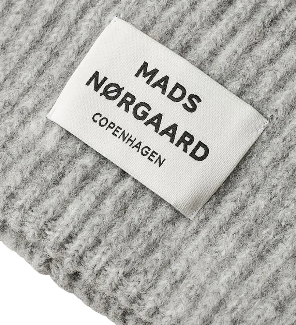 Mads Nørgaard Hue -Uld/Akryl - Tosca Anju - Lysegråmeleret