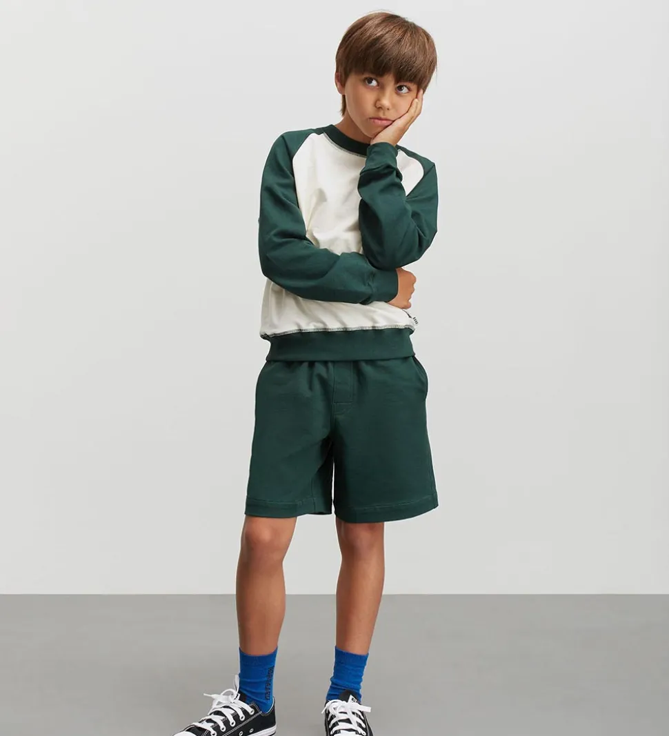 Mads Nørgaard Shorts - Light Terry Seano - Pine Grove