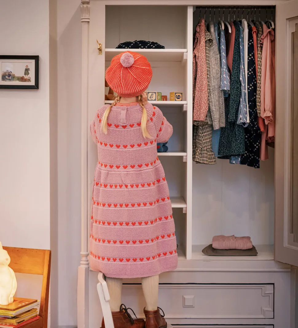 MarMar Baret - Strik - Uld/Bomuld - Alexo - Tomato Stripe