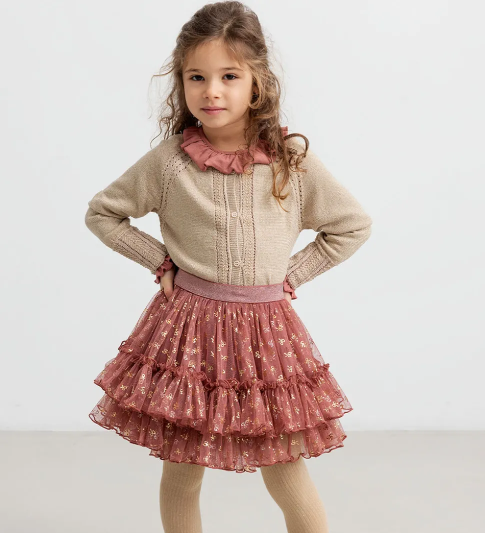 MarMar Cardigan - Strik - Tillie - Gold Glitter