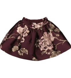 MarMar Nederdel - Sunita - Deep Mulberry Jacquard