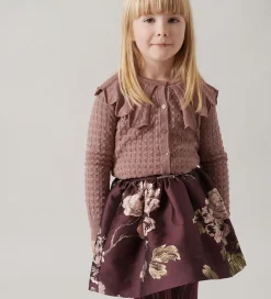 MarMar Nederdel - Sunita - Deep Mulberry Jacquard