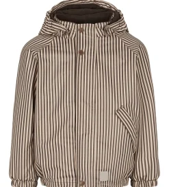 MarMar Regntøj m Fleece - PU - Obo - Brown Stripe