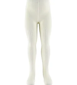 MarMar Strømpebukser - Hulmønster - Pointelle - Gentle White