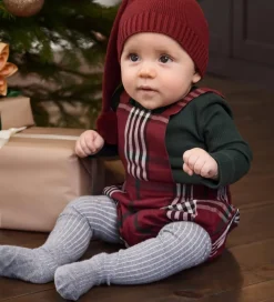 MarMar Strømpebukser - Rib - Grey Melange