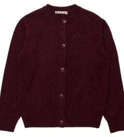 Marni Cardigan - Nylon/Uld - Berry Jam