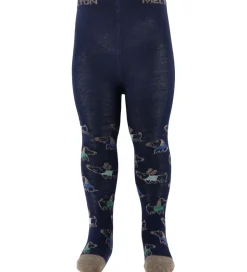 Melton Strømpebukser - Uld - Dog Fun - Peacoat Blue