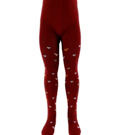 Melton Strømpebukser - Wild Hearts - Sundried Tomato