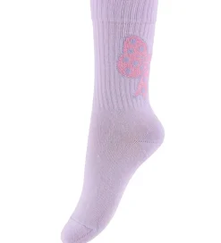 Melton Strømper - Sløjfe - Cloud Lilac