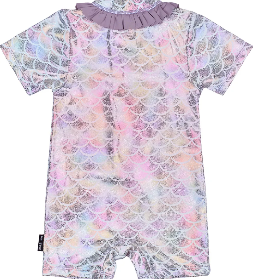 Mikk-Line Badeheldragt - UV50+ - Lavender Aura