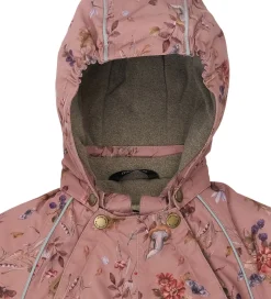 Mikk-Line Flyverdragt - AOP Floral - Burlwood