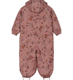 Mikk-Line Flyverdragt - Floral - Burlwood m. Print