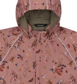 Mikk-Line Flyverdragt - Floral - Burlwood m. Print