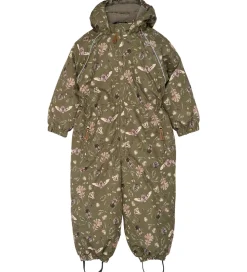 Mikk-Line Flyverdragt - Forrest - Burnt Olive m. Print