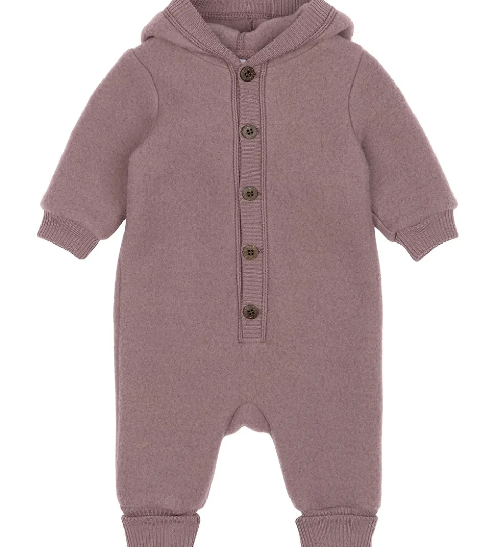 Mikk-Line Køredragt m. Hætte - Uld - Twilight Mauve