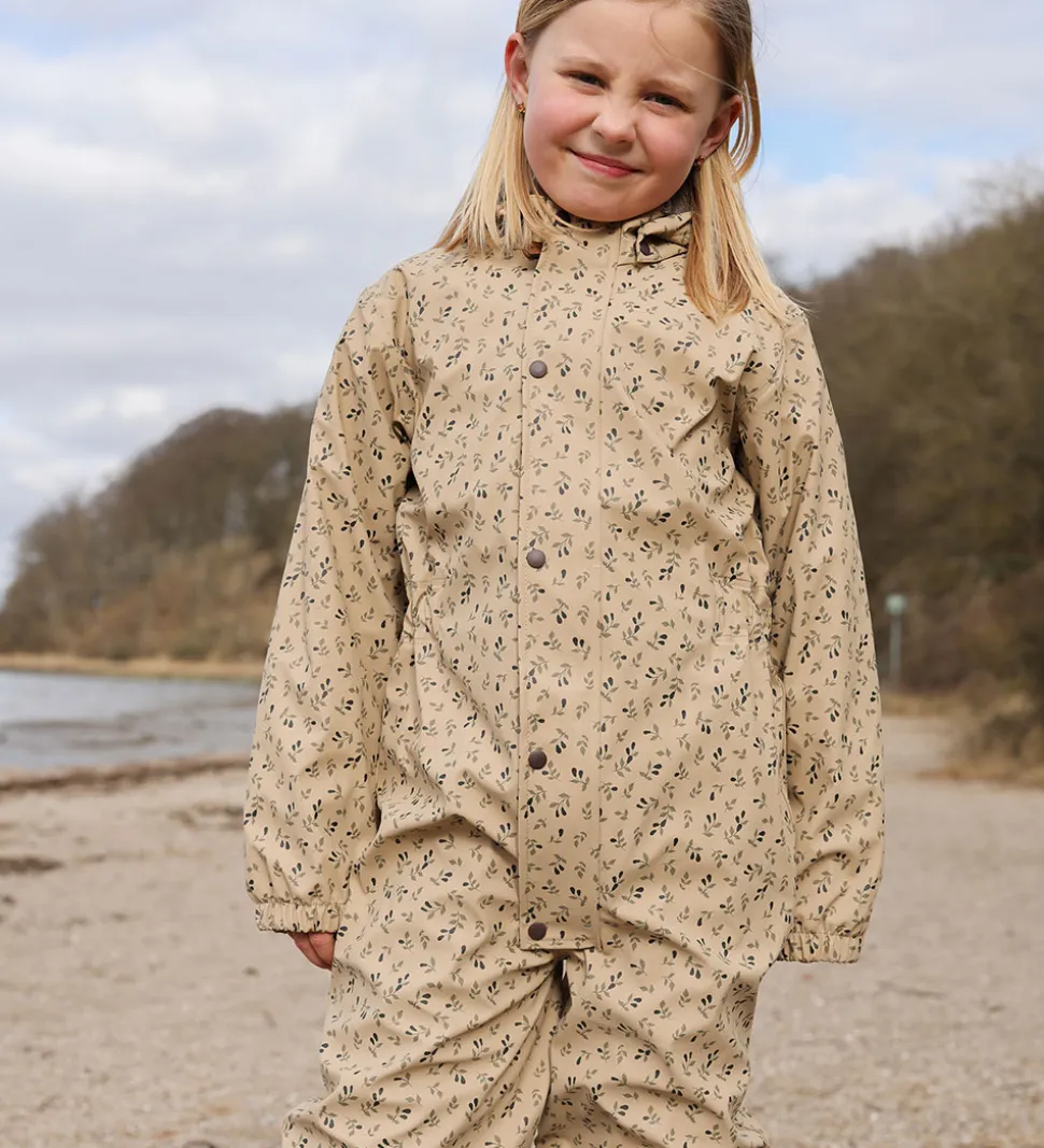 Mikk-Line Regndragt m. Fleece - Cornstalk m. Blade