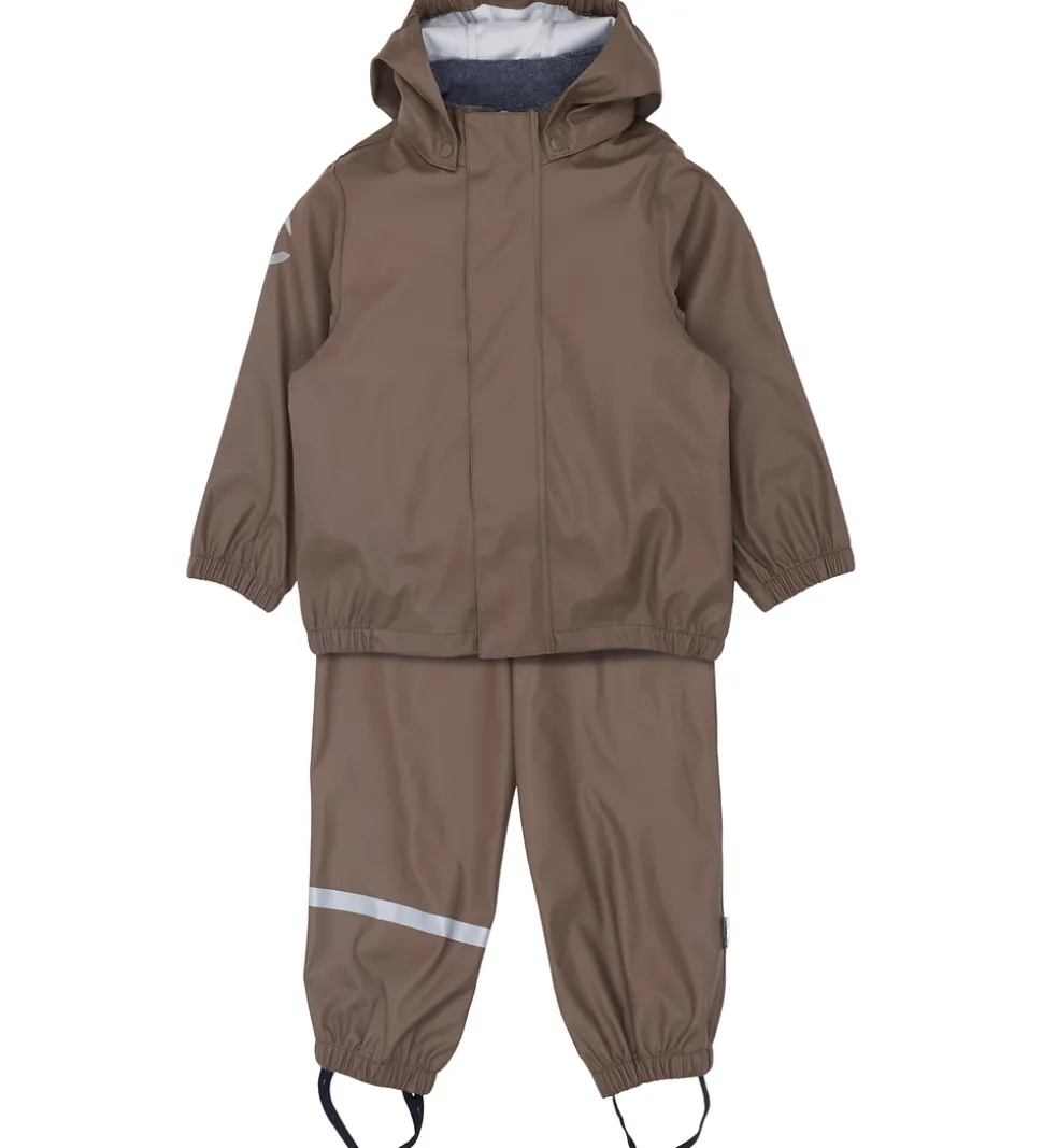 Mikk-Line Regntøj - PU - Chocolate Chip