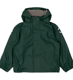 Mikk-Line Regntøj m. Fleece/Seler - PU - Recycled - Darkest Spro